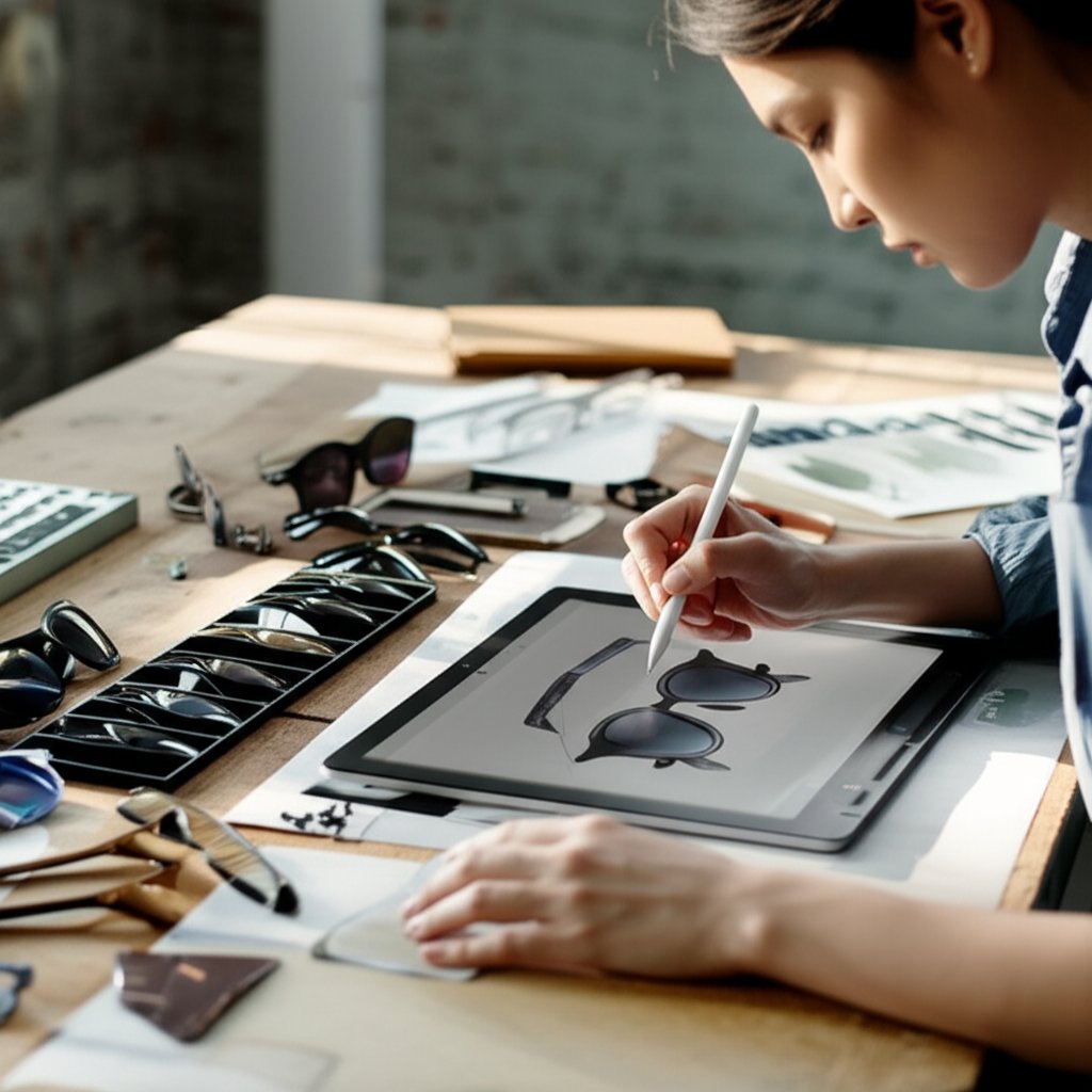 designing-custom-black-sunglasses-with-premium-materials-and-unique-branding