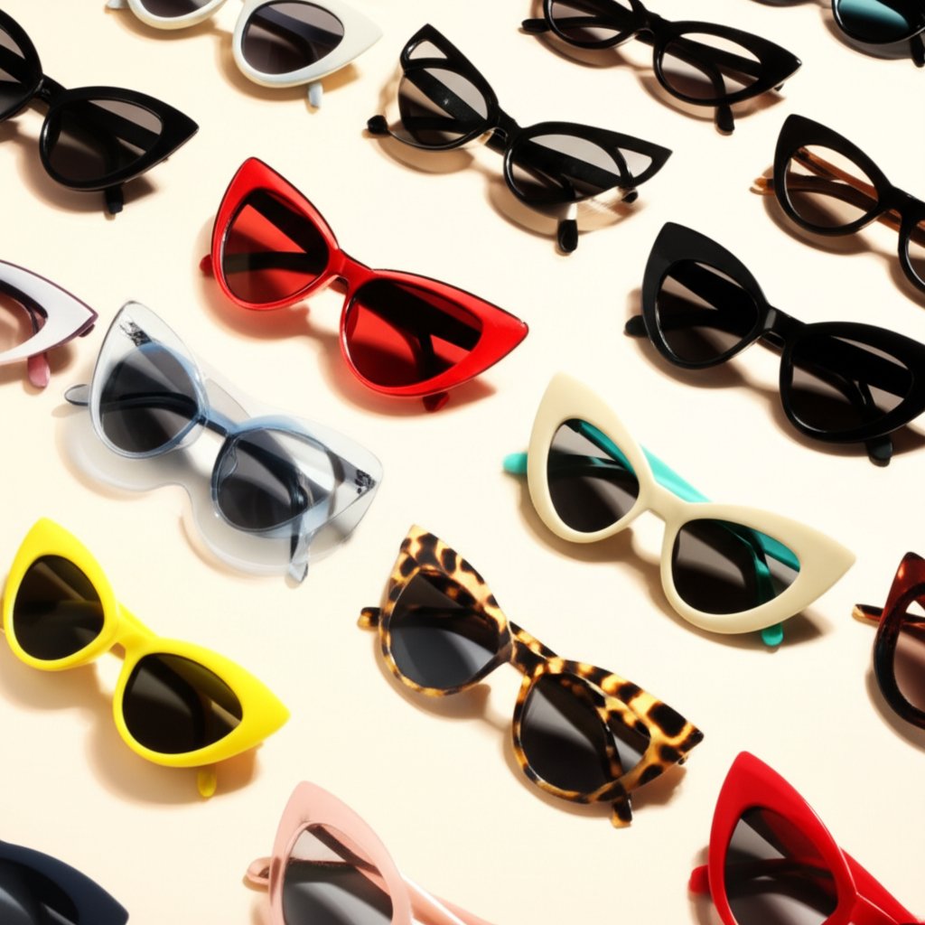 une-sélection-de-lunettes-de-soleil-oeil-de-chat-dans-divers-styles-et-couleurs