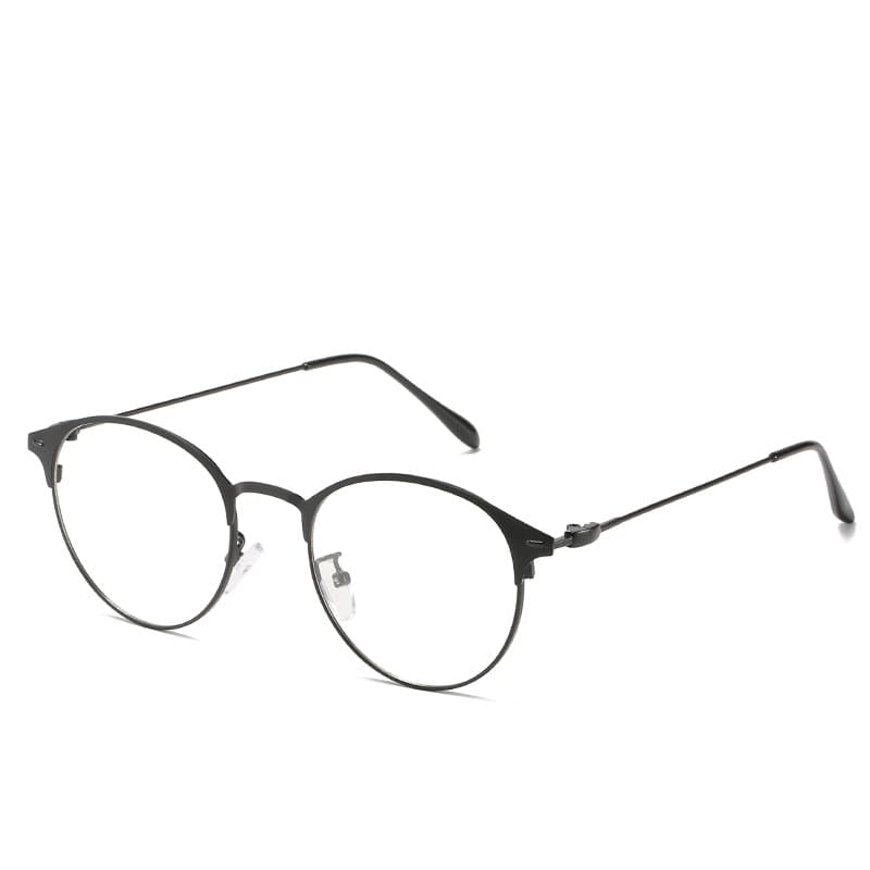 Black round frame