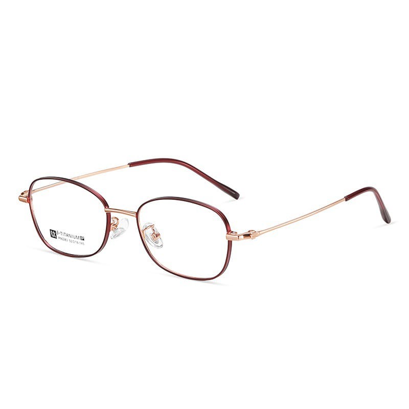 2025 Oval Retro Gold Metal Reading Glasses Frame