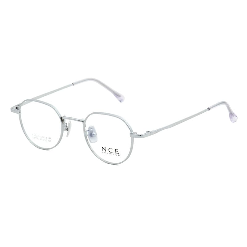 2025 Round Silver Fashion Metal Reading Glasses Frame
