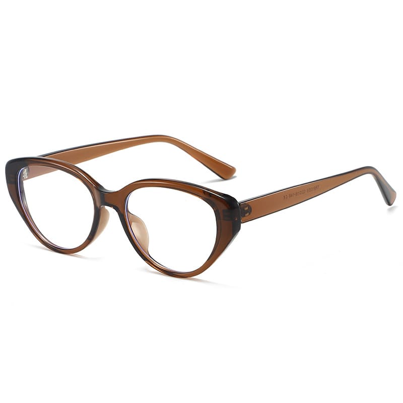 2025 cat eye brown fashion reading glasses frame