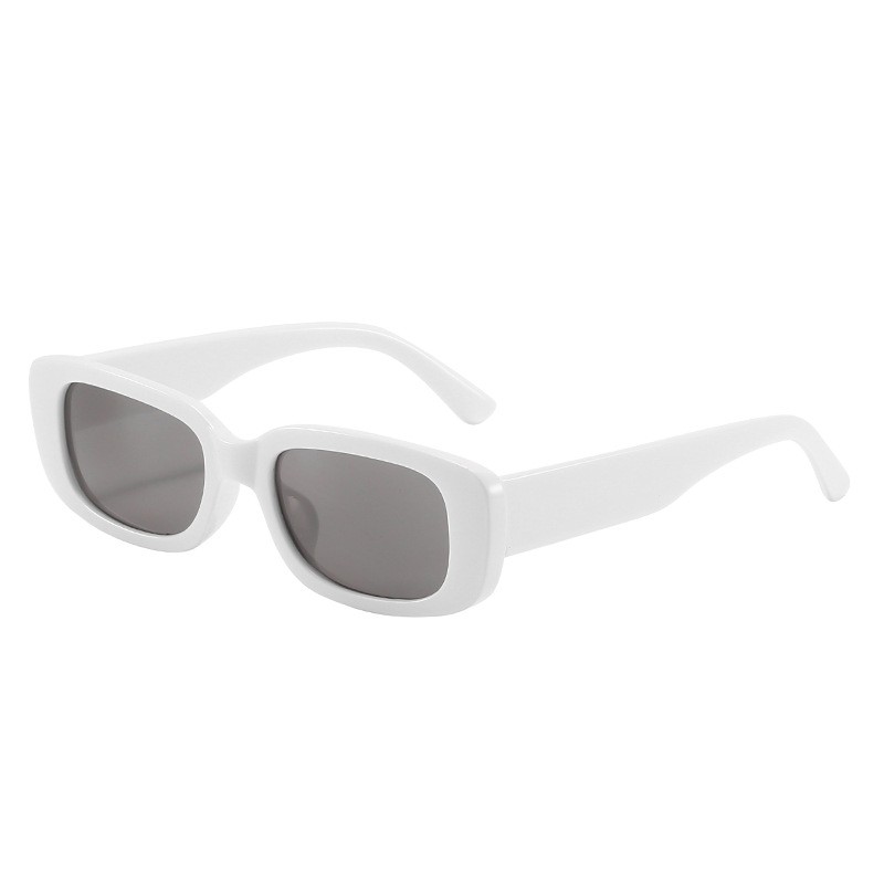 Wholesale Custom Ladies Cool White All Plastic Sunglasses