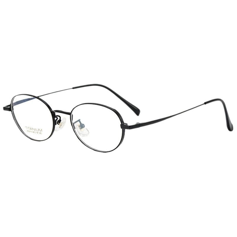 Black round frame